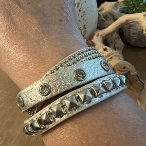 King Star Vintage Wraparound Studed/Embelished Bracelet NEW